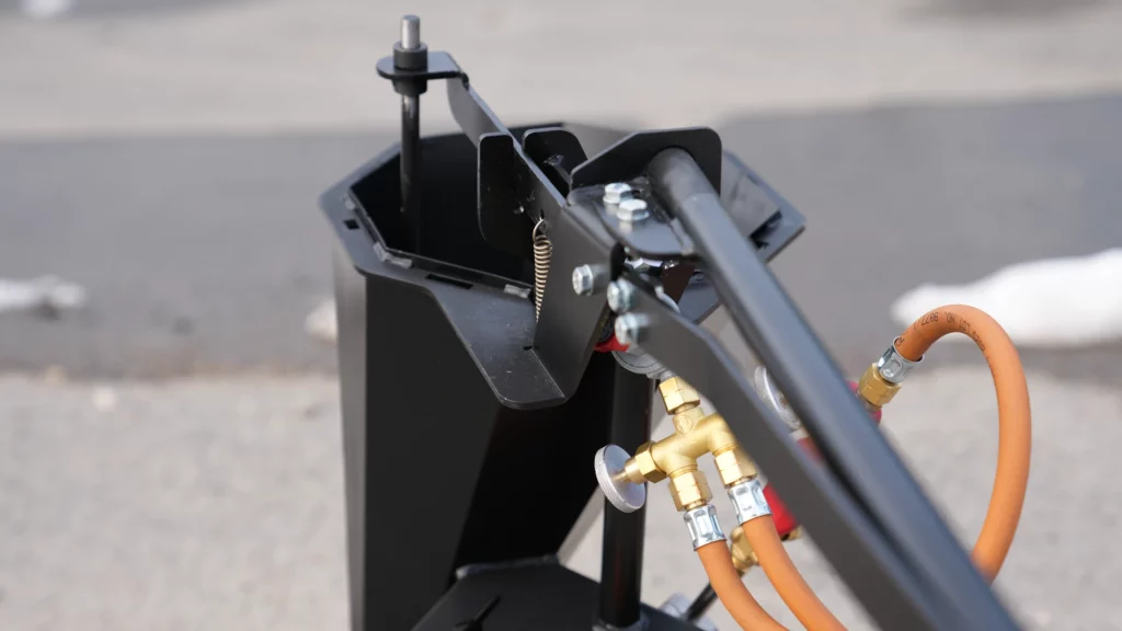 Vergusstrichter oben